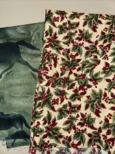 Fabric 100 cotton pieces 1 yard quilt shop quality