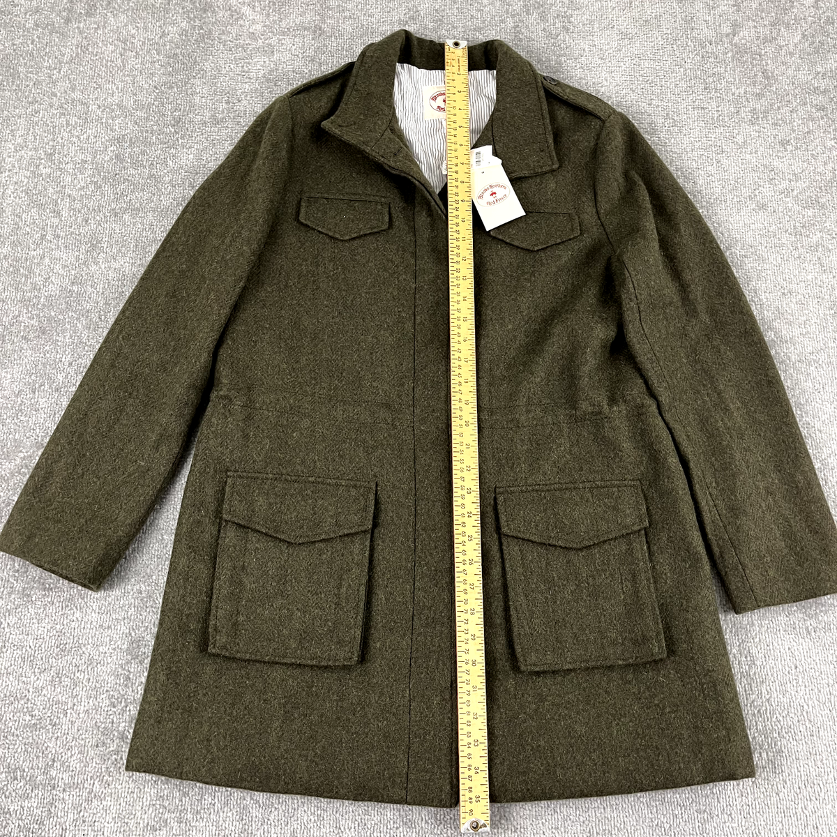 BROOKS BROTHERS Jacket Womens Size 14 Green Wool Long BROOKS BROTHERS Jacket Womens Size 14 Green Wool Long