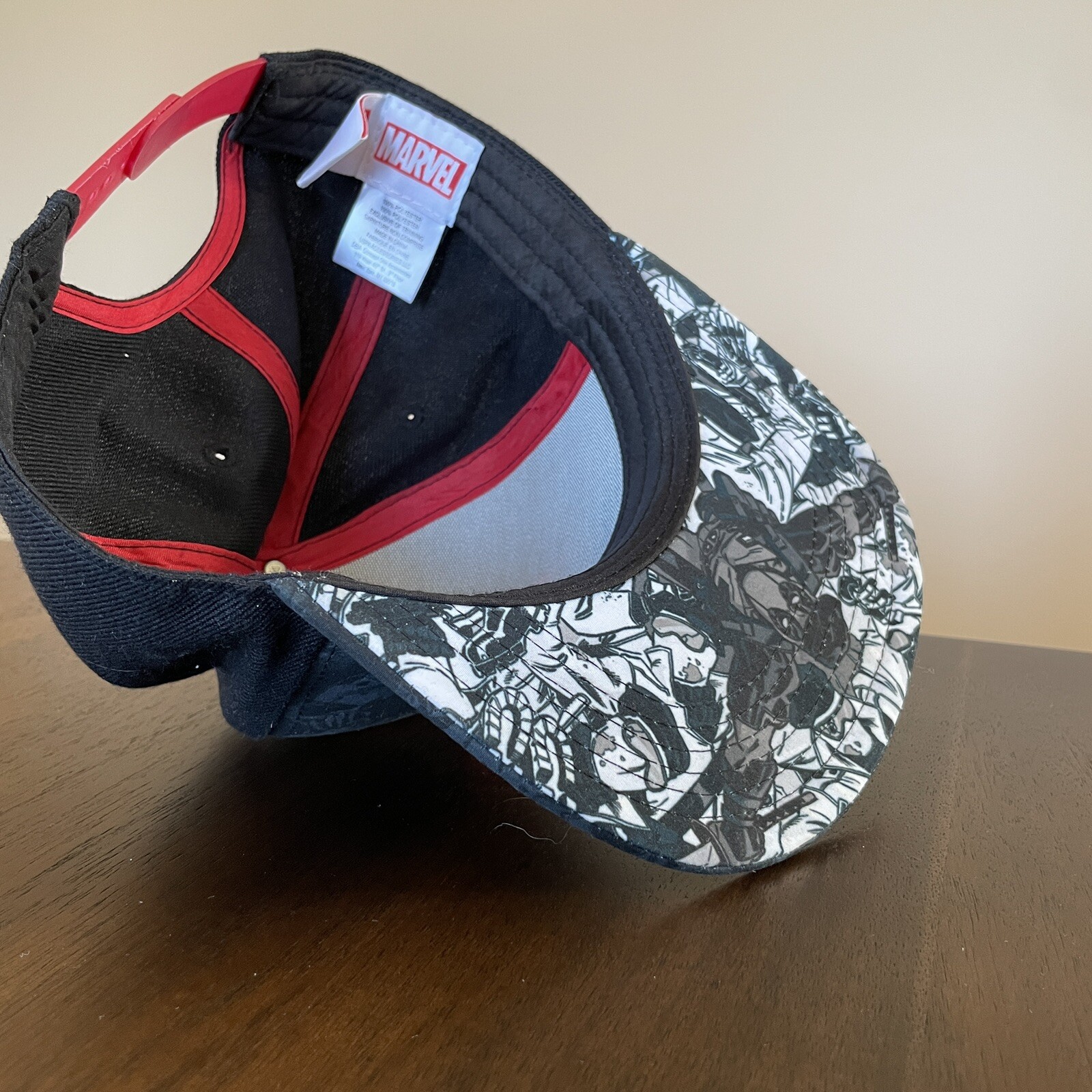 Marvel Deadpool Adjustable Snapback Hat - image 3