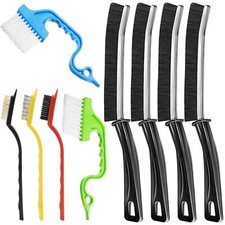 9 Pcs Hard Bristle Crevice Cleaning Brushes for Household Use, Gap Cleaning B...