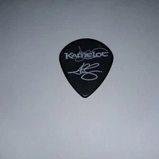 KAMELOT Logo Signature Milwaukee Metal Fest 2024 Concert Stage Used GUITAR PICK