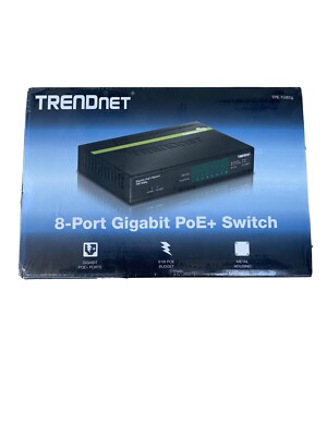 TRENDnet GREENnet (TPE-TG80G) 8-Ports Wall-mountable Switch