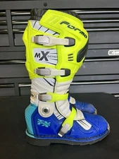 motocross boots | Forma Terrain TX MX Series. Blue White Fluorescent. Off Road￼￼