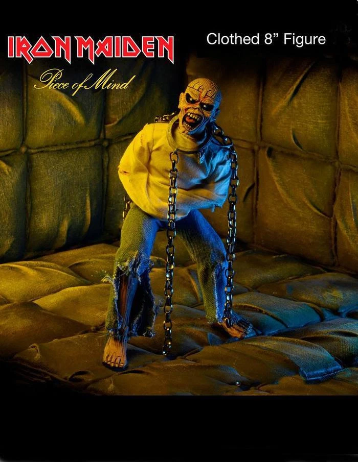 IRON MAIDEN - Eddie Piece Of Mind Retro Action Figure Neca - Immagine 3 di 3