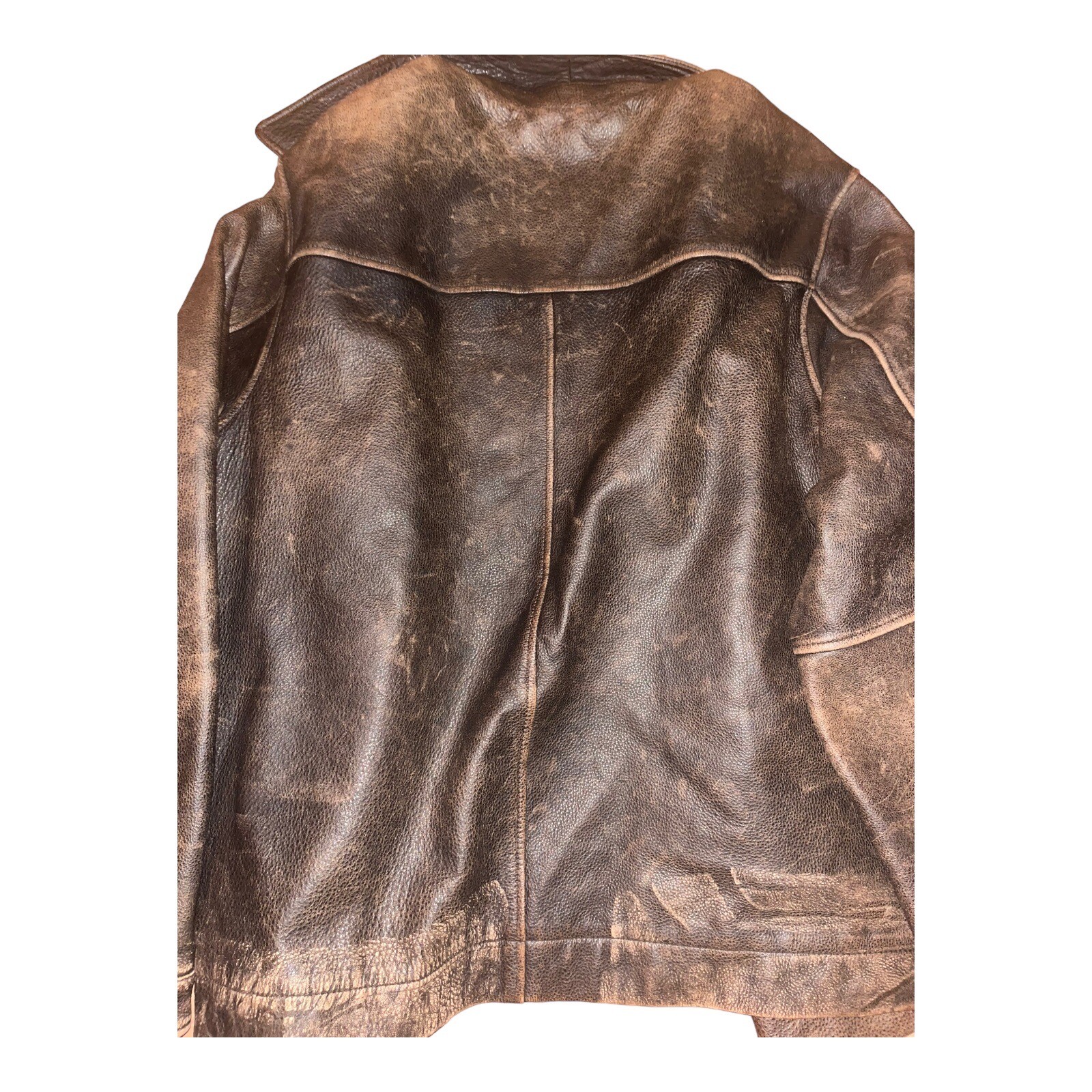 Vintage Eddie Bauer Men's Leather Jacket Size XL Tall… Gem