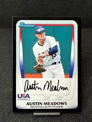 2011 Bowman Draft Picks & Prospects  AUSTIN MEADOWS  #BDPP100  Team USA