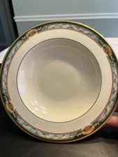 Lenox Ambassador Cresswood Rimmed Soup Bowl USA