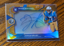 Joshua Kelley RC -2020 Panini Elements Rookie Neon Signs #/125 RNS-JO -Chargers