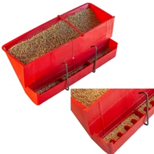 No Waste Quail Feeder Trough