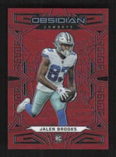 Jalen Brooks 2023 Panini Obsidian Asia Electric Etch Red Flood #/90 Rookie #125