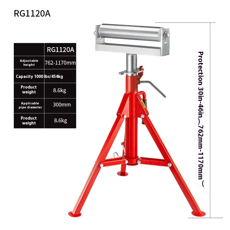 FILA Morsa per tubi con gambe tre gambe staffa per tubi strumento per tubi staffa regolabile