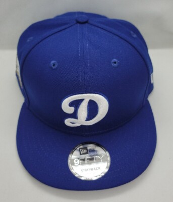 NEW ERA 9FIFTY SNAPBACK HAT. MLB. LOS ANGELES DODGERS. ROYAL BLUE