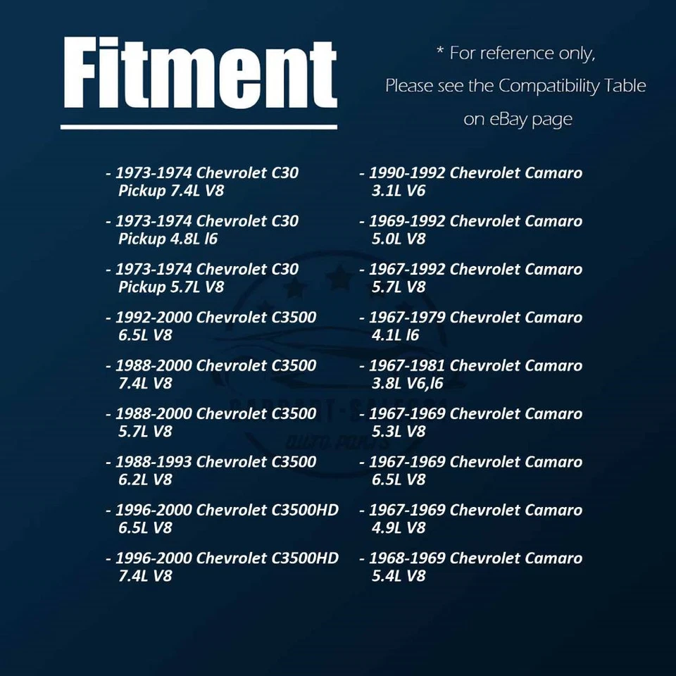 Tapa depósito dirección asistida para Chevrolet Camaro 1969-1992 5,0 L Foto 3 de 4
