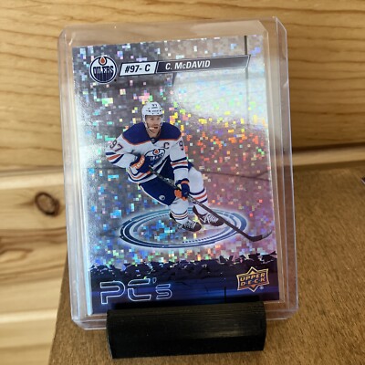 2023-24 UD Series 2 PC & Checker Connor McDavid Edmonton Oilers + Deep Roots