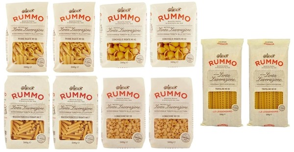 10Er-Pack Testpaket Rummo Pasta Italienische Nudeln Aus Hartweizengrieß,500G-image