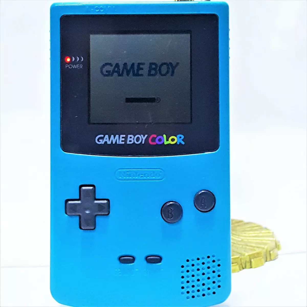 Nintendo Game Boy Color Teal Blue CGB-001 Console TESTED WORKING