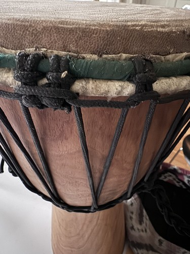 Profi Djembe Vollholz Wildziege von Musikhaus Ruckmich Freiburg hochwertig NEU - Bild 3 von 15