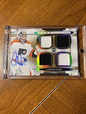 carter hart autographed jersey