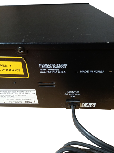 Harmon Kardon FL 8300 5 Disc CD Changer No Remote Tested and Working - Picture 3 of 4