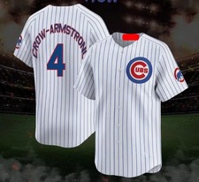 Mens Pete Crow-Armstrong 4 New Hot All Size Baseball Jesrey TMB5237