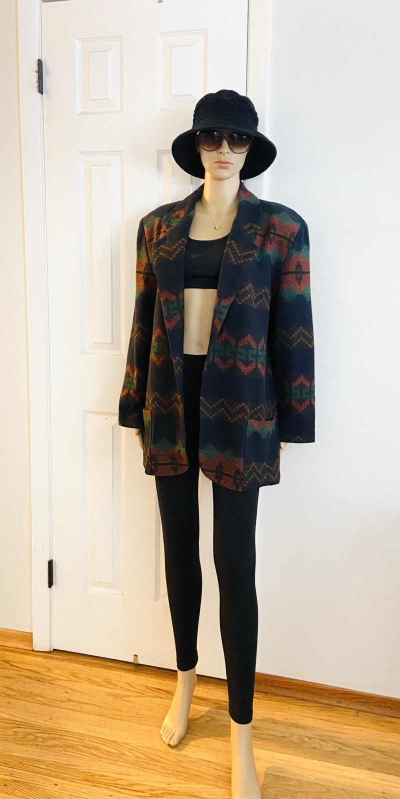 BE Basic Editions Vintage Wool Blend Southwestern… - image 2