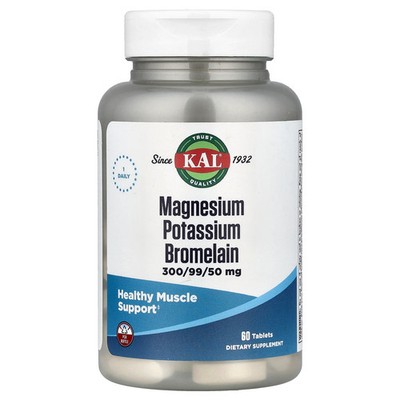 Magnesium Potassium Bromelain, 60 Tablets