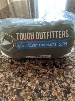Tough Outfitters Bug Jacket & Pants S/M Small Medium Olive Green, New Never Used