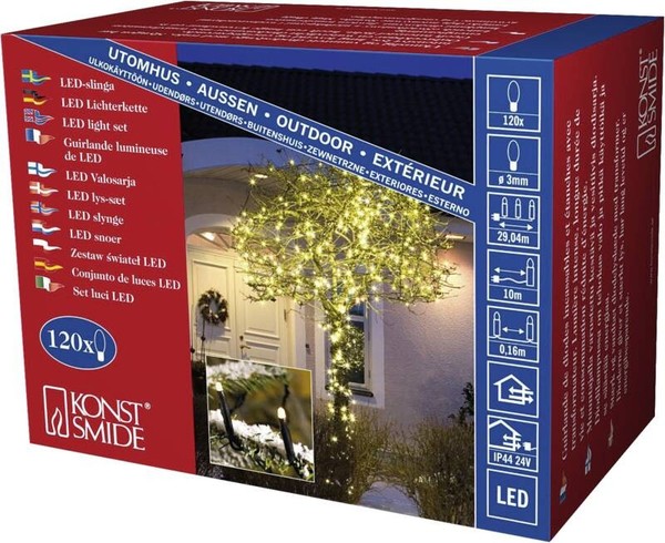 Konstsmide Micro LED Lichterkette 120-Er Aussen-image