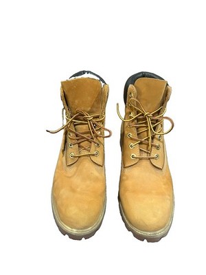 Timberland 10061 Men 9 1/2 M Nubuck 6-Inch Premium Waterproof Leather Boots