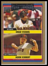 2006 Topps Updates & Highlights #UH304 Vizquel / Schmidt TL, SN2006 SF Giants
