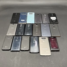 Lot of 18 - LG Phones - Various Models - For Parts or Repair Only