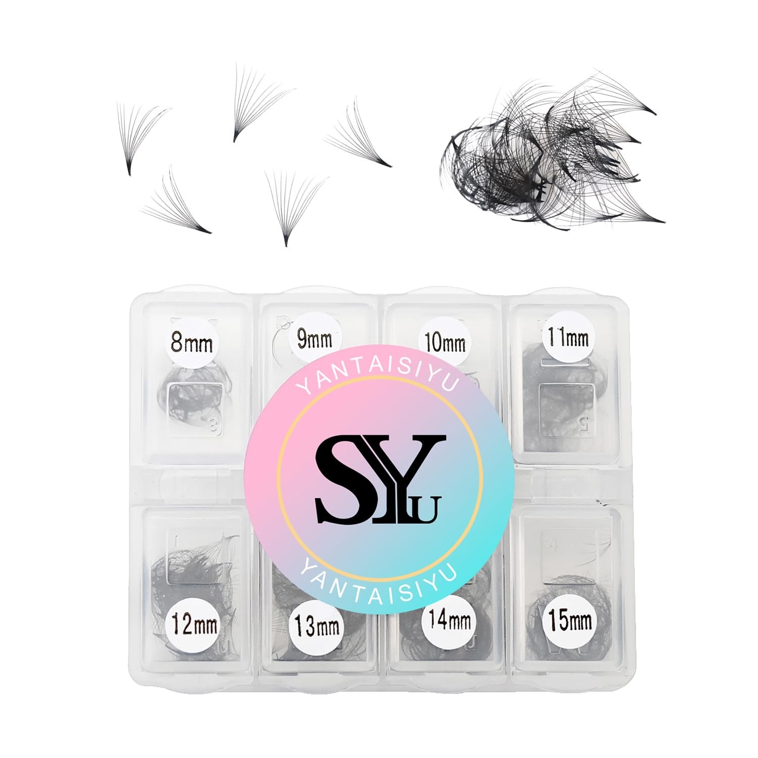 Extension cils 10D pour maquillage de mariée et volume russe longue tenue 600 bouquets