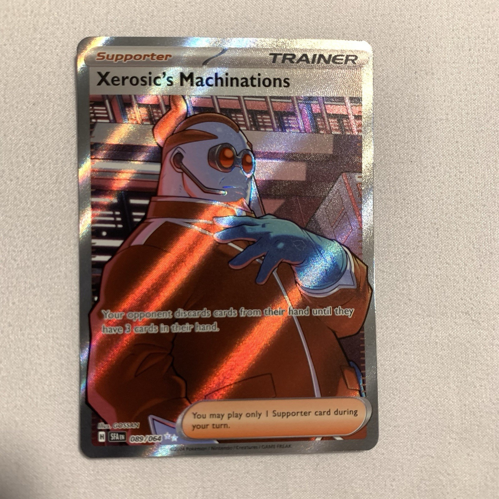 2024 Pokemon Shrouded Fable #089/064 Xerosic’s Machinations Ultra Rare Holo Mint