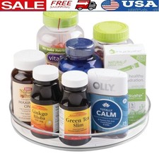 Rotating Turntable Organizer Kitchen Pantry Spices Condiments Storage 9in New