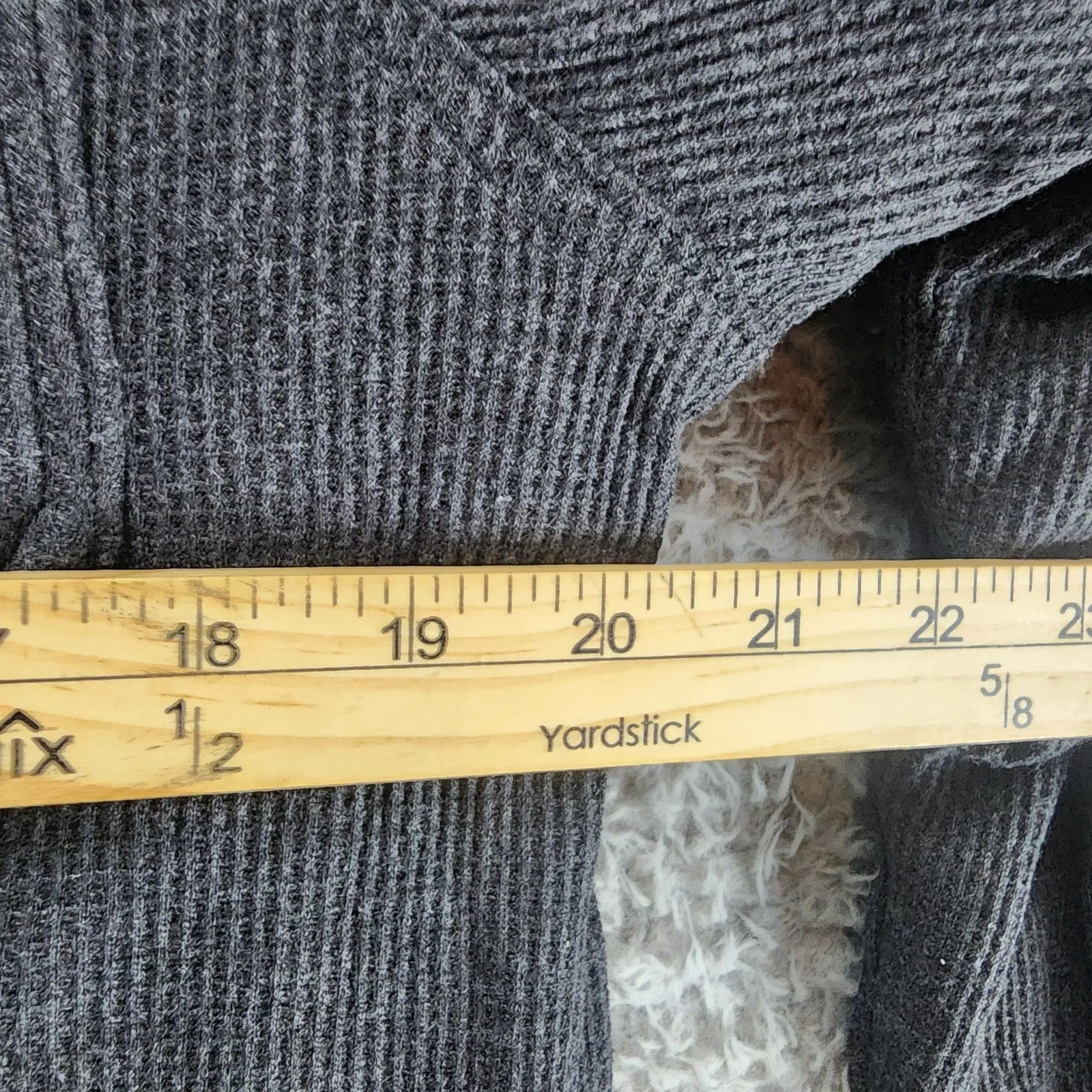 Buffalo David Bitton Jacket Mens Medium Steel Gray Sherpa Lined Shacket *NWT* - product detail image 10