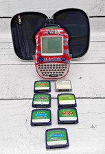 Leapfrog IQuest Kids Educational Handheld Game/8 Games  Case