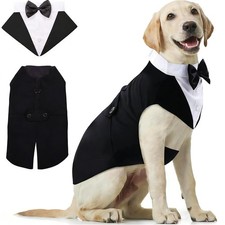 Tuxedo Bandana Set, 2 Pack Pet Costume - Puppy Formal Party Suit, Dog Cloth...