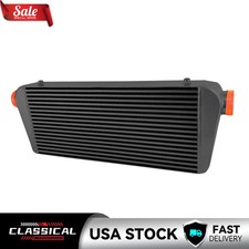 Aluminum Universal Black Intercooler 3 Inletoutlet 27 12 X 11 34 X 4 Core