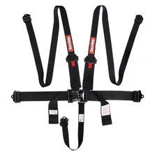 RaceQuip 717007RQP Latch And Link 5 Point HANS/HNR Harness, Black