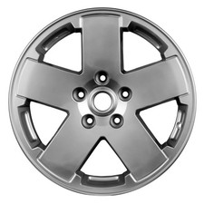 18x7.5 5 Spoke Alloy Wheel Polished Painted Deep Black Egg Matte-clear 09076 18x7.5 5 Spoke Alloy Wheel Polished Painted Deep Black Egg Matte-clear 09076