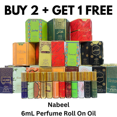 BUY 2 GET 1 FREE Nabeel 6mL Roll On Oil Free fr Alcohol Concentrated Perfume