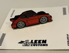 Leen Customs Red Porsche 993 Turbo Enamel Pin Open Edition - Sold Out!