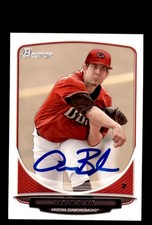 Signed Baseball Card Auto 2013 Bowman #BDPP9 Aaron Blair Diamondbacks