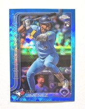 2025 Topps Chrome Logofractor Blue/150 Leo Jimenez RC (MARLINS) !!