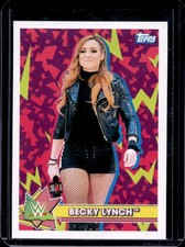 2021 Topps Heritage WWE Becky Lynch Superstar Stickers #S-4