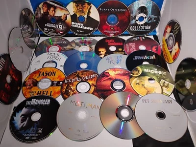 Horror DVD Lot 25 DVDs (Discs Only, No Cases) Out of Print Titles - Image 1 of 2