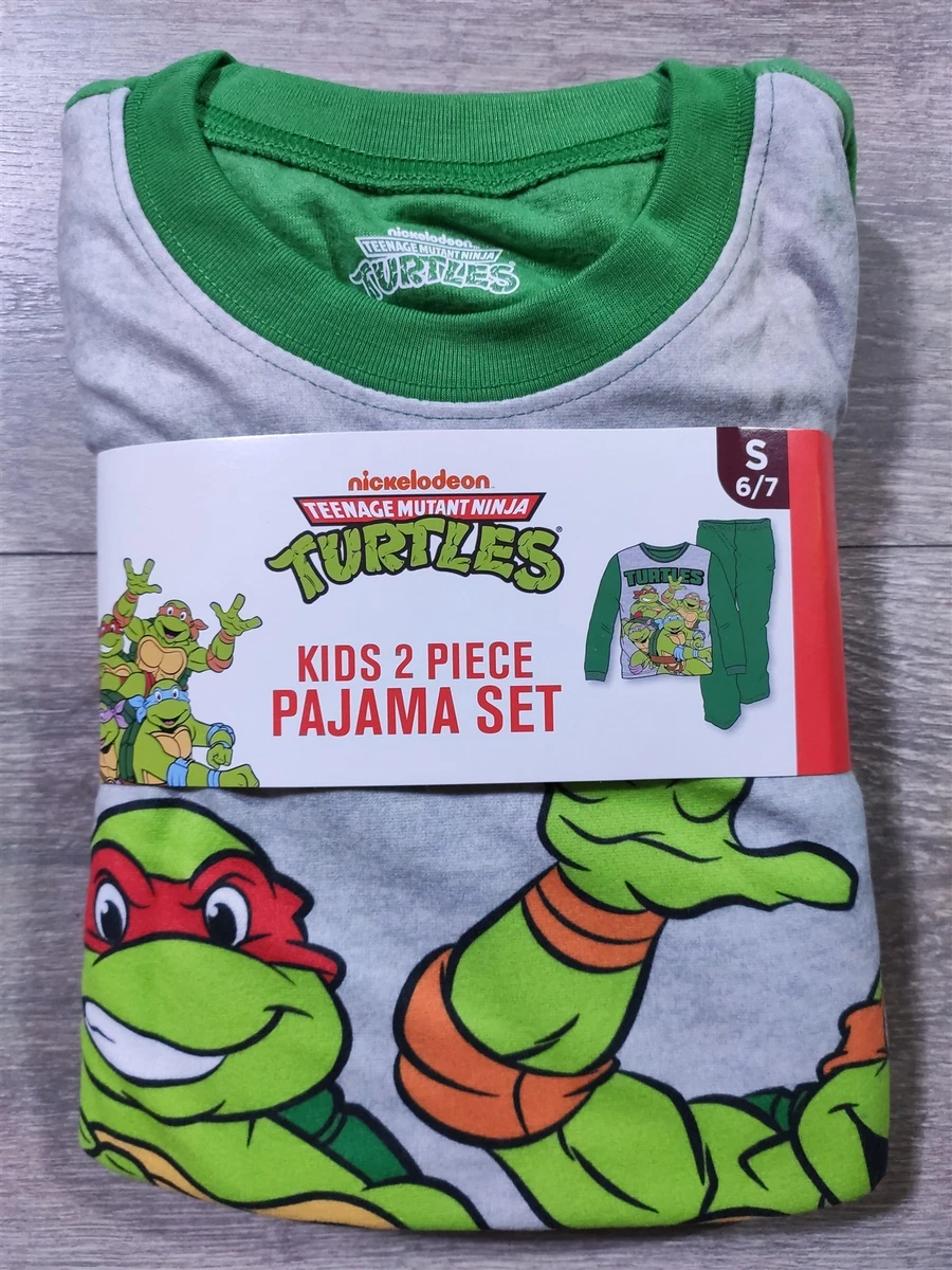 T-shirt De Nuit Teenage Mutant Ninja Turtles (TMNT) - Taille XL - Gris - 100% Coton - Occasion TB