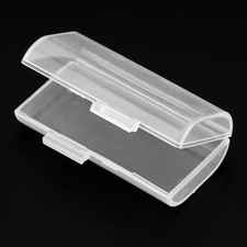 Clear Portable Hard Plastic Battery Case Holder Storage Box for 4 x AAA