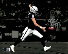 A.J. COLE SIGNED AUTOGRAPH 8X10 PHOTO LAS VEGAS RAIDERS ALL-PRO BECKETT BAS COA