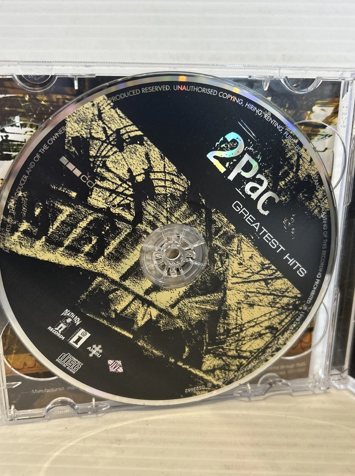 2pac - Greatest Hits - 2 Disc CD Album Rare OOP - Death Row Records - Free POST - Image 4 of 4